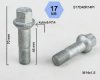 Bolt 14X1.5 45 sfer.cink. S17D45R14PI(200)