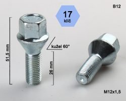 Var�tas 12X1.5  54/26 H17 kon/cink B12(300)