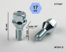 Var�tas 12X1.5  21  cink/ kon C17A21(300)